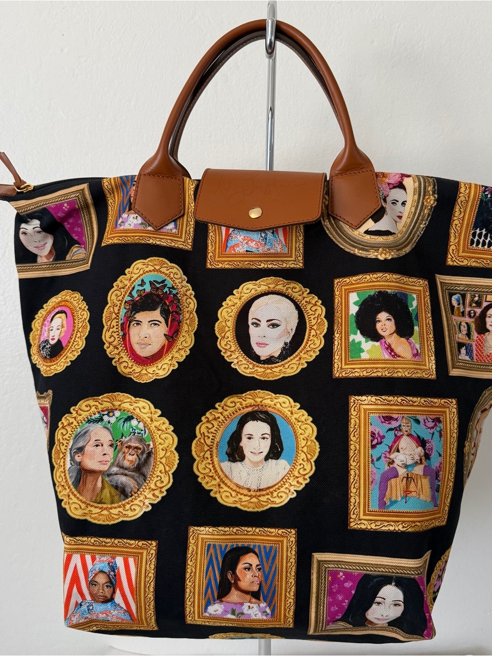 Powerful Women Canvas Tote Bag by artist Ashley Longshore,